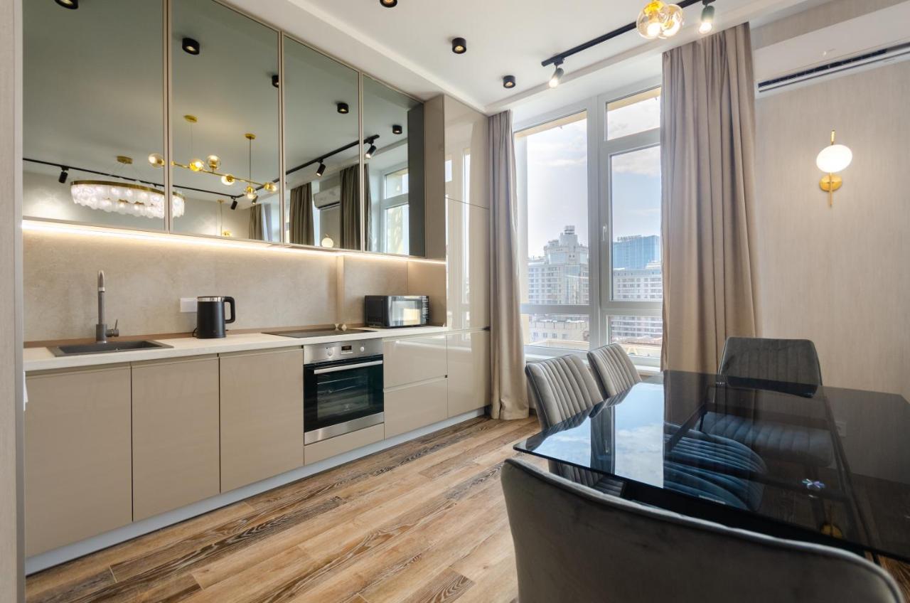 Petrovdom Ж38 In Luxury Apartments At 68 Zhylyanska Street,38 Perlyna Kiev Ngoại thất bức ảnh